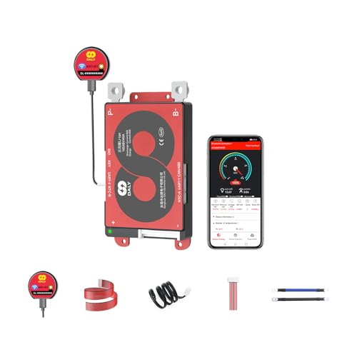 DALY Smart 14S BMS 48V 40A mit WiFi Modul und CAN 485 Kommunikationsschutzplatine für Li-Ion Lithium Batterie Pack(14S 48V Smart BMS+RS485+CAN+WiFi Modul，40A) von DALY