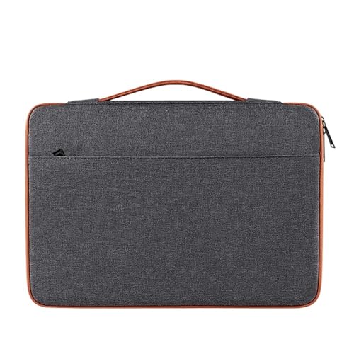 DAOFEUK Laptop-Hülle für 33 / 14 / 15 / 39,6 cm (15,6 Zoll) Notebook-Tasche für stoßfeste Computer-Aktentasche, Reisen, Business, Herren, Grau, 39,6 cm (15,6 Zoll) von DAOFEUK