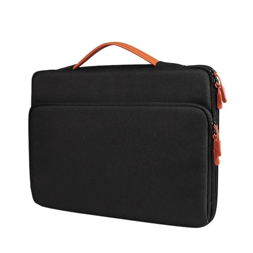 DAOFEUK Laptop-Tasche für Notebook, geeignet für alle Computermodelle, Schwarz, 13 Zoll (33 cm) von DAOFEUK