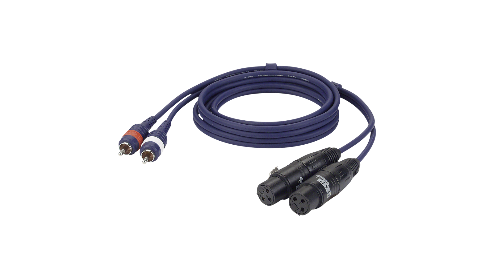 DAP FL25 - 2 RCA male L/R to 2 XLR/F 3P von DAP