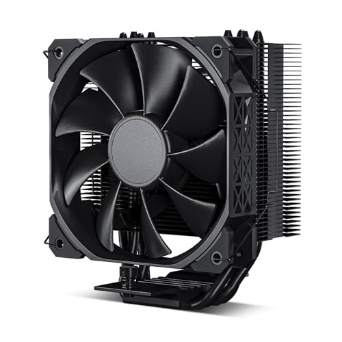 DARKROCK PX-4 CPU-Luftkühler mit 4 Kupfer-Heatpipes, 120 mm PWM-Lüfter, 180 W TDP, 1800 U/min, geringer Geräuschpegel von 22,3 dBA – perfekt für Hochleistungs-Gaming-PC – Intel LGA 1700/1200/115X, AMD von DARKROCK