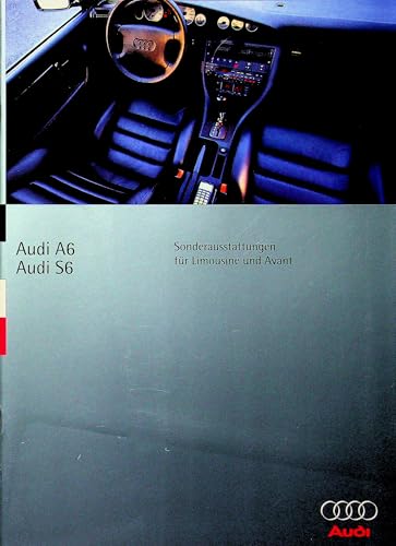 DAS GEBURTSTAGSGESCHENK HISTORISCHE ZEITSCHRIFTEN Audi A6 C4 - Sonderausstattungen - Prospekt 02/1996 von DAS GEBURTSTAGSGESCHENK HISTORISCHE ZEITSCHRIFTEN