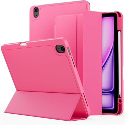 DASEB Für iPad Mini7 Mini6 Schutzhülle Tablet-Hülle mit Stiftschlitz(Official Rose red,Mini 7) von DASEB