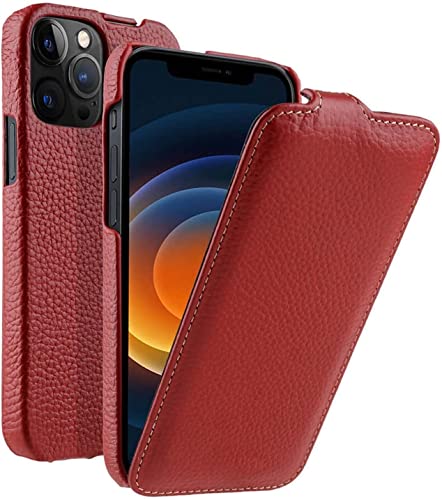 DAVNO Brieftaschen-Schutzhülle für iPhone 13/13 Mini/13 Pro/13 Pro Max, stoßfeste Funktion, Leder, Brieftaschenständer, Folio-Hülle mit Kartenfächern, Ständer, leistungsstark mit Magnetverschluss von DAVNO