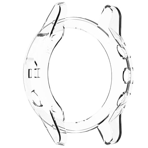 DAVNO TPU-Uhrengehäuse für Garmin Fenix 5X 5S 5 Plus, Schutzrahmen, weiche Schutzhülle, Armband-Schutzhülle, Zubehör (transparent, für Fenix 5S) von DAVNO