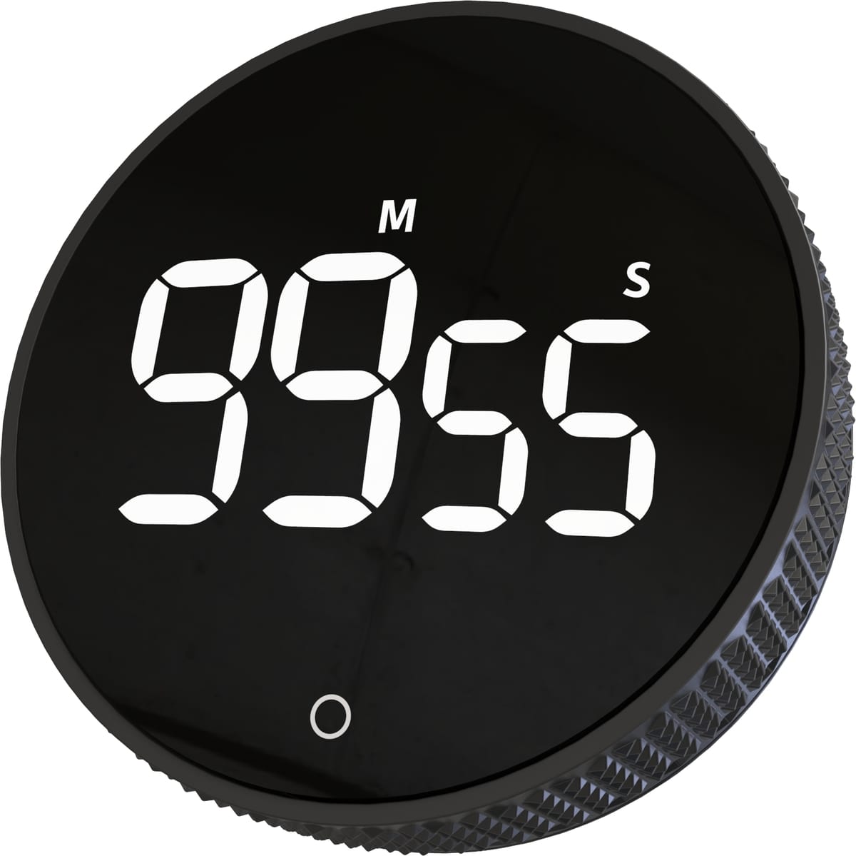 DAYHOME Digitaler Timer/Stoppuhr YT6712-SW, mit Magnet, schwarz von DAYHOME