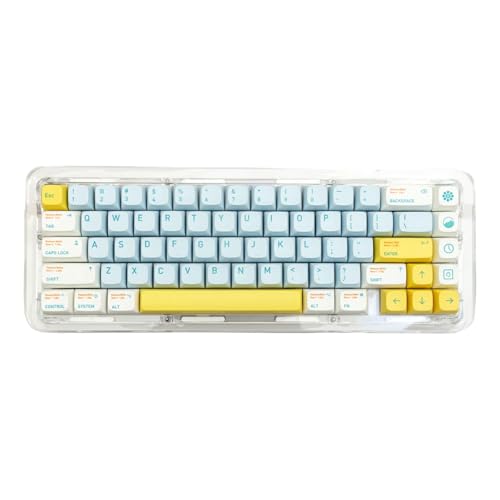 135-Tasten-PBT-Tastenkappe, XDA-Höhentaste, komplettes Set von flachen Traumfarbstoff-Sublimationen für mechanische Tastaturen von DAYnagh