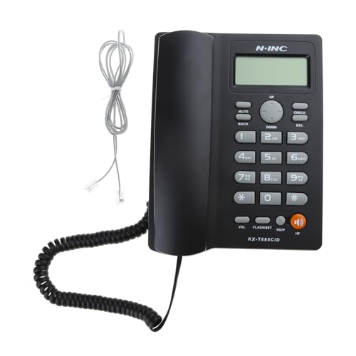 DAYnagh KX-T2025 Festnetztelefon mit großer Taste, Festnetztelefone mit Anruferidentifikation, Festnetztelefon für Büro von DAYnagh