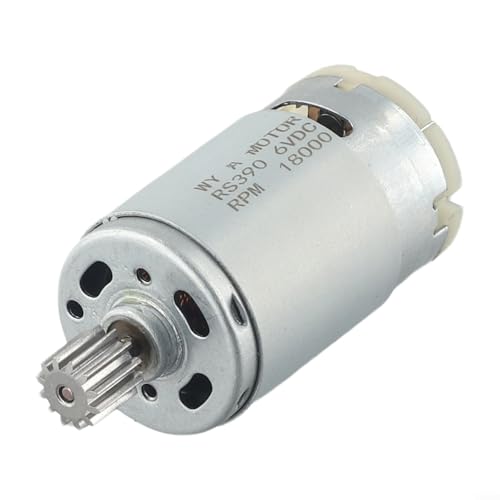 Schnelle Geschwindigkeit und hohes Drehmoment Elektroauto-Motor, RS550 RS390 RS380, 12 V, 6 V, 24 V, zuverlässige Leistung (RS390 (6 V, 18000 U/min) von DAZZLEEX