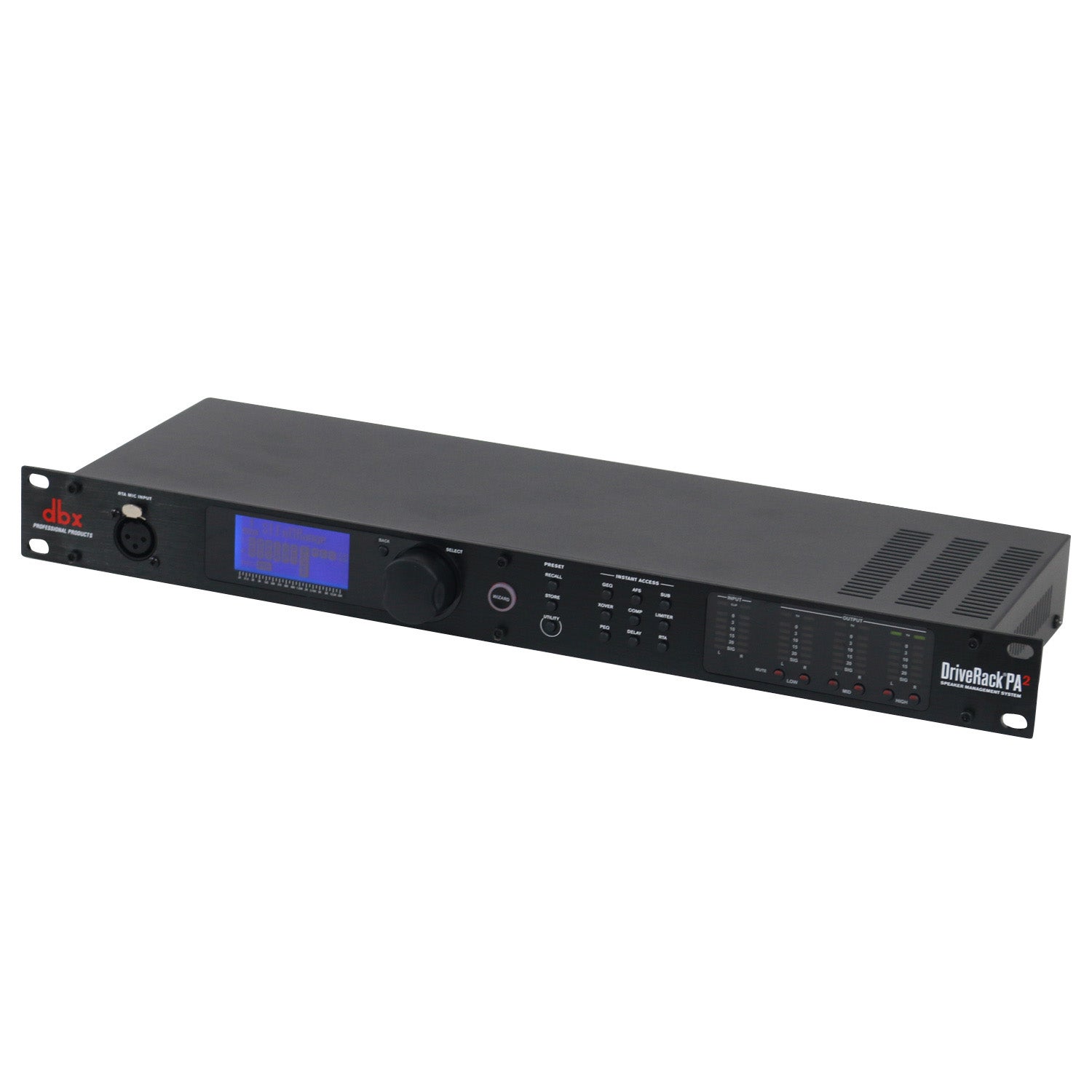 DBX DriveRack PA2 DriveRack PA2 Multifunktions-Lautsprecherprozessor von DBX