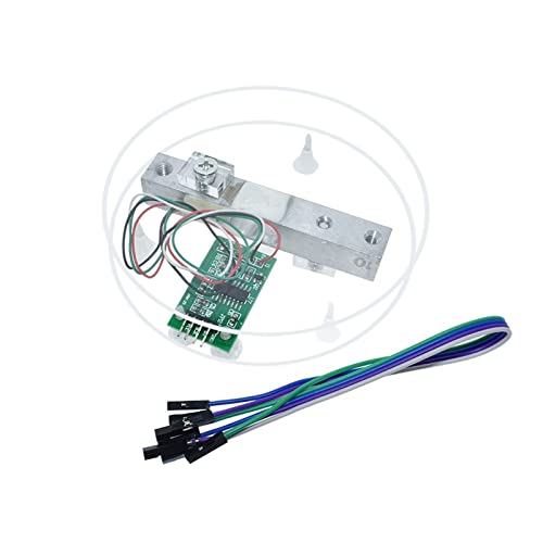 Digitaler Wägezellen-Gewichtssensor HX711 AD-Konverter Breakout-Modul 5 kg 10 kg tragbare elektronische Küchenwaage - Langlebig(1KG) von DCDCD