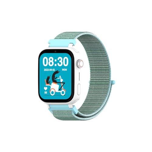 DCU TECNOLOGIC – Smartwatch für Kinder mit Android-System – Whatsapp – GPS-Ortung – Videoanrufe – SOS-Taste – Kindersicherung – Farbe: Grün von DCU TECNOLOGIC