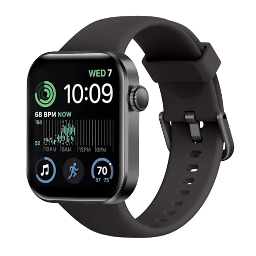 DDXCAW Smartwatch Damen Herren, 1,85" Smart Watch mit Telefonfunktion/Message Reminder, 140+ Sportmodi Impermeabile IP68 Fitnessuhrmit Herzfrequenzmonitor/Schlafmonitor Schrittzähler für iOS Android von DDXCAW