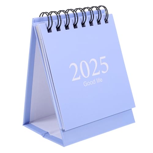 DEARMAMY Kleiner Tischkalender 2025 Desktop-Kalender 2024–2025 Mini-Monatskalender Büro-Stehkalender Für Zuhause Büro Schule von DEARMAMY