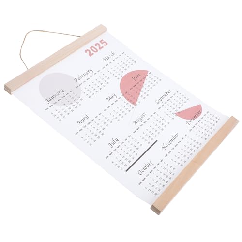 DEARMAMY Monatlicher Wandplaner Stoffkalender Zum Aufhängen Kalender Für Das Ganze Jahr Büro Kleiner Kalender Tischkalender 18 Monatlicher Wandkalender von DEARMAMY