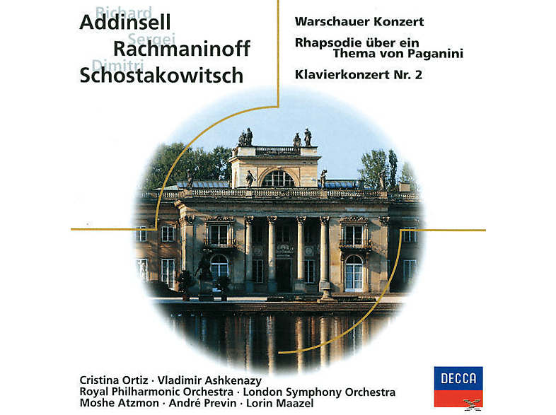 VARIOUS, Ortiz/Ashkenazy/Maazel/LSO/RPO - WARSCHAUER KONZERT PAGANINI-RHAPSODIE/UA (CD) von DECCA