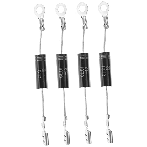 DECHOUS 20 Stk Mikrowellendiode Unidirektionale Diode Für Mikrowellenherde Diode Für Den Heimmikrowellenherd Mikrowellen-diodengleichrichter Metall Universal- Netzteil von DECHOUS