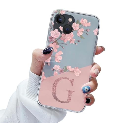 DEEYIN aesthetic phone case Flower Letter Phone Case for iPhone 13 Pro Max 13 Mini Capa Transparent Soft Silicone Phone Case for iPhone von DEEYIN