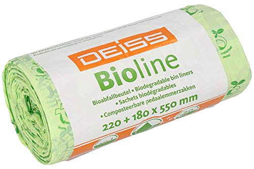 Bio-Müllbeutel DEISS Bioline 10 L, kompostierbar, 20 Stück von DEISS