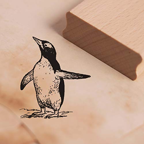 Stempel Pinguin Natur - Motivstempel ca. 41 x 48 mm von DEKO-LANDO