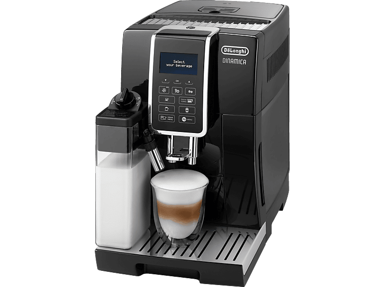 DELONGHI Dinamica ECAM356.57.B Kaffeevollautomat Schwarz von DELONGHI