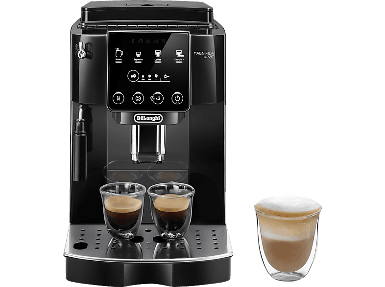 DELONGHI Magnifica Start ECAM220.21.BG - 4 Kaffeespezialitäten Kaffeevollautomat Schwarz/Grau von DELONGHI