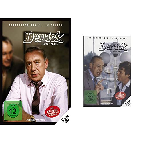 Derrick - Collector's Box Vol. 09 (Folge 121-135) [5 DVDs] , 5 Stück (1er Pack) & - Collector's Box Vol. 05 (Folge 61-75) [5 DVDs] von DERRICK