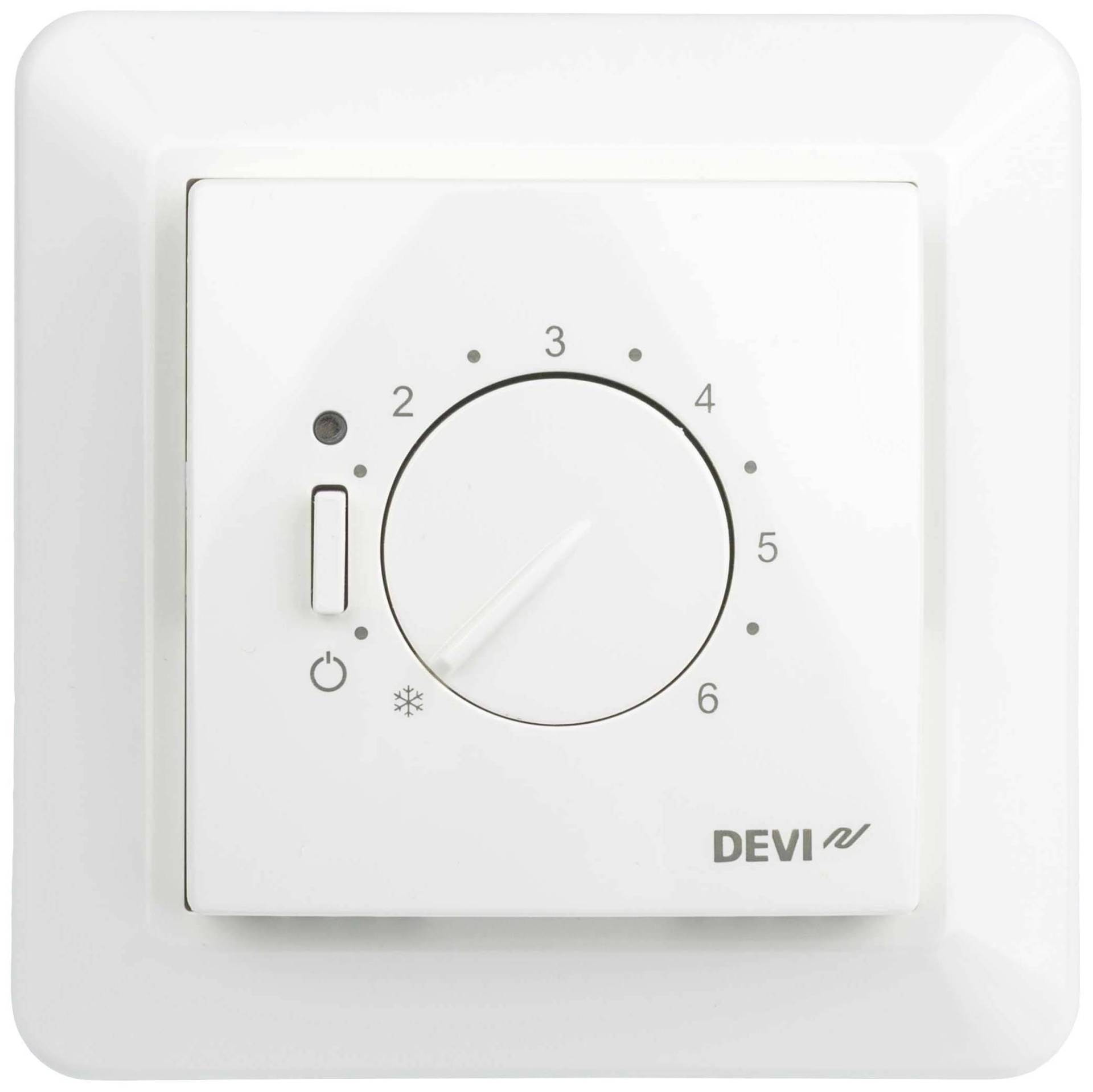 DEVI Thermostat DEVIreg 530 140F1030 reinweiß von DEVI DEUTSCHLAND GMBH