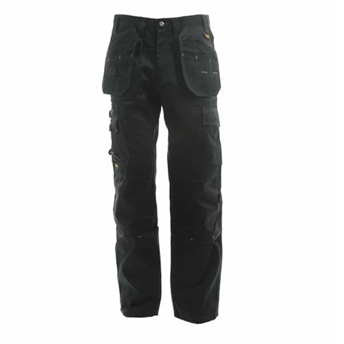 DeWalt Herren Arbeitshosen, Pro Tradesman Work Trouser, 36W x 29L, schwarz von DEWALT