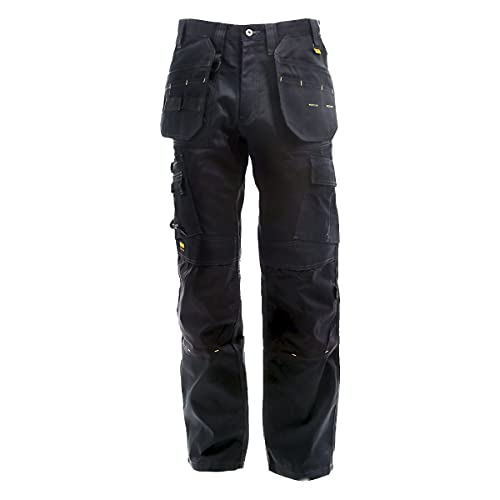 DeWalt Herren Arbeitshosen, Pro Tradesman Work Trouser, 36W x 31L, schwarz von DEWALT