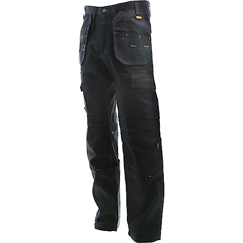 DeWalt Herren Arbeitshosen, Pro Tradesman Work Trouser, 38W x 29L, schwarz von DEWALT