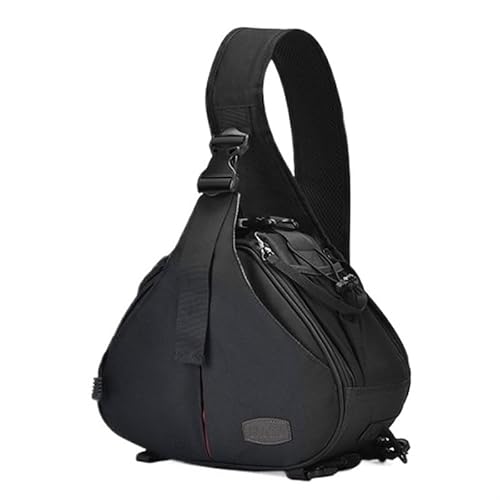 SLR-Kameratasche, tragbarer Outdoor-Fotorucksack, wasserdichter und atmungsaktiver Rucksack for Männer und Frauen(A Small Black) von DFJOENVLDKHFE