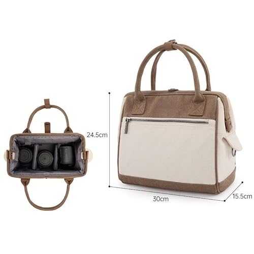 SLR-Kameratasche, tragbarer Outdoor-Fotorucksack, wasserdichter und atmungsaktiver Rucksack for Männer und Frauen(Brown) von DFJOENVLDKHFE