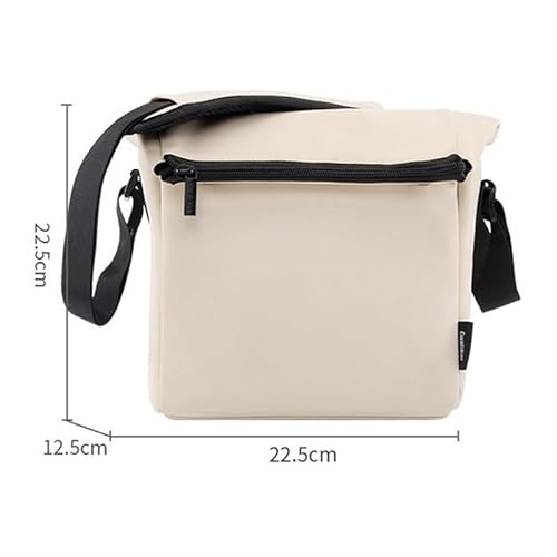 SLR-Kameratasche, tragbarer Outdoor-Fotorucksack, wasserdichter und atmungsaktiver Rucksack for Männer und Frauen(Medium White) von DFJOENVLDKHFE