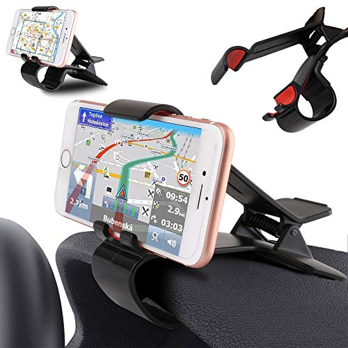 DFV mobile - Auto GPS Navigation Dashboard Handyhalter Clip für BLACKVIEW BV9800 (2019) - Schwarz von DFV mobile