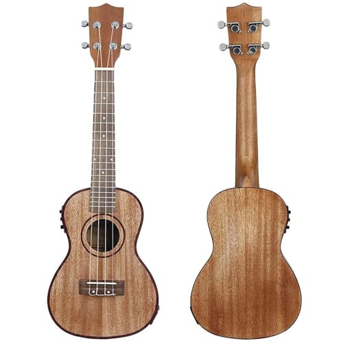 23/24/26 Zoll Konzert-Ukulele 18 Bünde Holz/PC-Material Ukelele-Musikinstrument(B-24) von DGRTYG