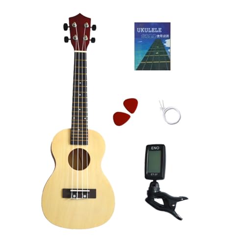 23-Zoll-Ukulele Aus Holz Mit Vier Saiten Und Kleinem Stimmgerät Für Anfänger(Wood) von DGRTYG