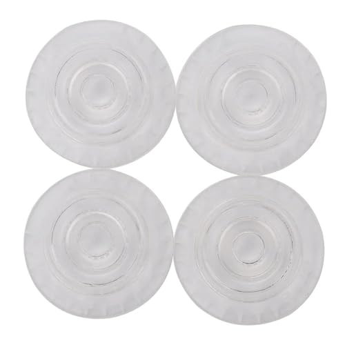 4 Stücke Top Hut Gitarre Knöpfe Geschwindigkeit Glocke Volume Tone Control Knob 6mm Für LP/SG Elektrische Gitarre Zubehör(White5) von DGRTYG