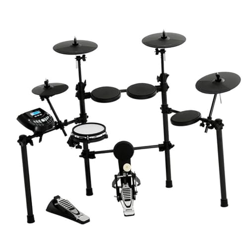 DGRTYG Elektronisches Schlagzeug 8-teilig Mit Mesh Snare Pad Drum Set von DGRTYG