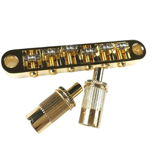 Gitarre Roller Sattel Brücke Brücke Für LP/SG E-Gitarre Silber Schwarz Gold(Gold) von DGRTYG