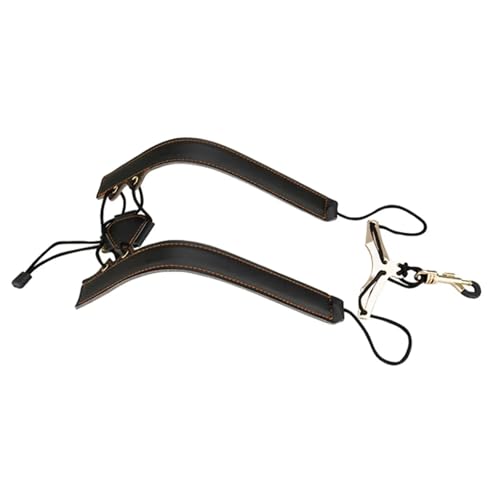 Saxophon-Umhängeband Passend Für Erwachsene Universeller Blasinstrumentengurt Sax-Lanyard-Nackenband Für Alt-Sopran-Bariton-Tenor(Black) von DGRTYG