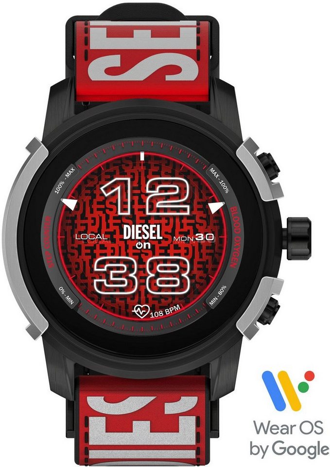 DIESEL ON Diesel Griffed, DZT2041 Smartwatch (Wear OS by Google) von DIESEL ON