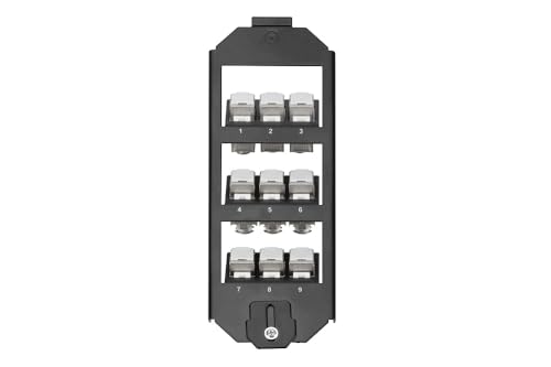DIGITUS Bodentank-Halter - Für 9 Keystone-Module - OBO Bettermann, Ackermann Kompatibel - 45° Auslass - Metall - Schwarz DIGITUS Bodentank-Halter - Für 9 Keystone-Module - OBO Bettermann, Ackermann Kompatibel - 45° Auslass - Metall - Schwarz von DIGITUS