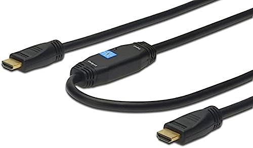 DIGITUS HDMI High Speed Anschlusskabel mit Verstärker, 15m, Full HD (1080p), Typ A, Stecker/Stecker von DIGITUS