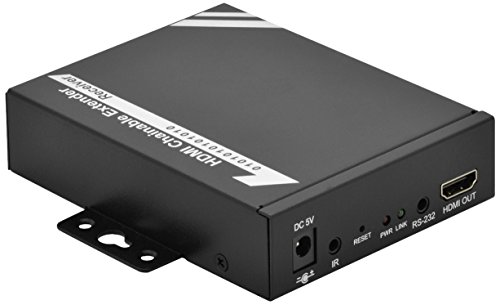 DIGITUS Professional DS-55201 - HDMI über Netzwerk-Extender / -Splitter - IP-fähig - Cat 5e, Cat 6 - kaskadierbar - Empfängereinheit für DS-53200 / DS-55200 - schwarz von DIGITUS