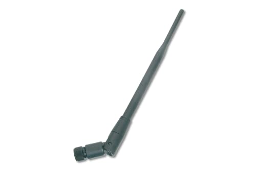 DIGITUS WLAN-Stabantenne - 2,4 GHz WiFi - Omnidirektional - 5dBi Empfangsgewinn - RP-SMA Anschluss - Schwarz von DIGITUS