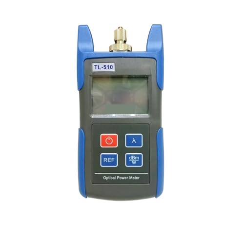 DIGNIFE Glasfasermessgerät, TL510 OPM Handheld Fiber Optical Power Meter Fiber Optic Kabel Tester TL510A -70 ~ + 10 DBm Oder TL510C -50 ~ + 26 DBm FC SC ST Stecker,Präzisionsmessung(TL510C) von DIGNIFE