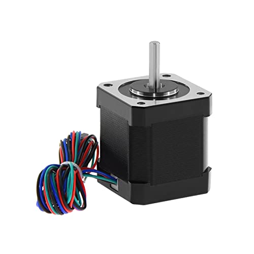 DIIOOMIEEU 17 Schrittmotor, 48 mm, 42BYGH Schrittmotor, 2 A (17HS19-2004S1) Motor, 4-adrig, 1 m Kabel für 3D-Drucker-Motor von DIIOOMIEEU