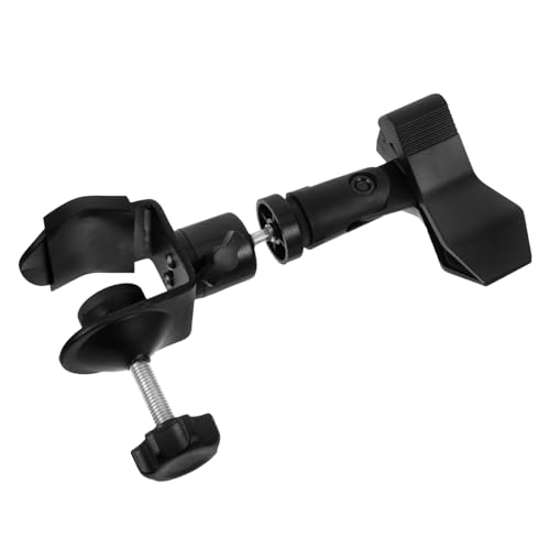 DIKACA 1 Set Mikrofon Halterung Klemme Mic Clip Für Mikrofonständer Adapter U Förmige Klemme Und Feder Mikrofonclip Für Kabellose Und Kabelgebundene Mikrofone Mikrofonzubehör von DIKACA