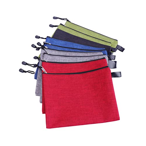 DIKACA 10 Stück Reißverschlusstasche Schreibwaren Unterlagen Ordner dokumentieren Datei zipper beutel Aktentasche wasserdichte Aufbewahrungstasche Oxford-Tasche Colorful Zufällige Farbe DIKACA 10 Stück Reißverschlusstasche Schreibwaren Unterlagen Ordner dokumentieren Datei zipper beutel Aktentasche wasserdichte Aufbewahrungstasche Oxford-Tasche Colorful Zufällige Farbe von DIKACA